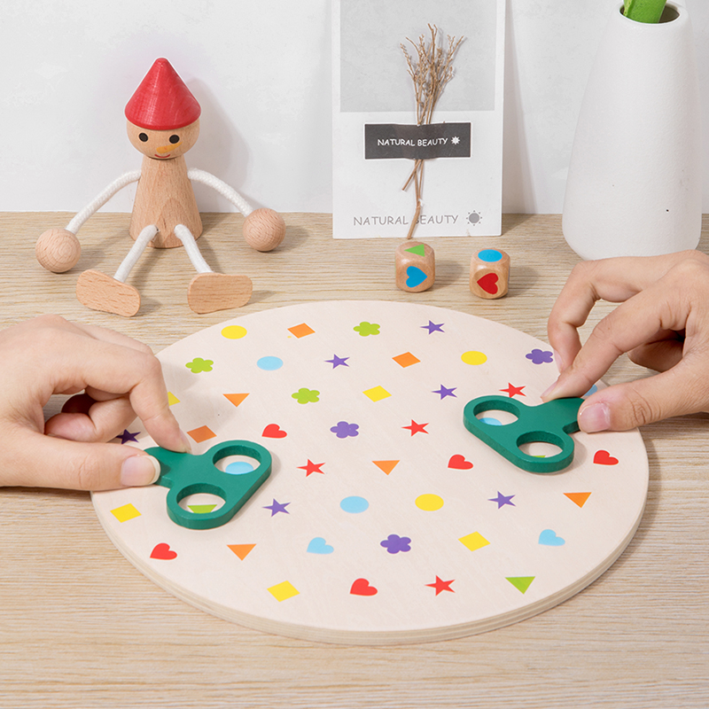 Board Game Idea - Montessori Matching Game Board Colors And