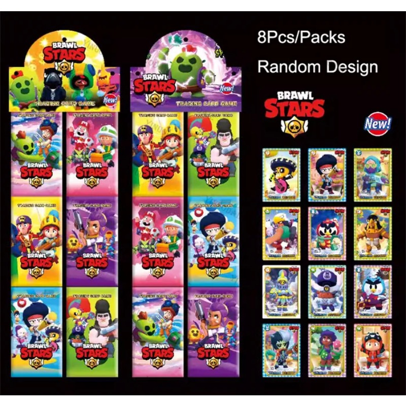 Board Game Idea - Random Collect Card Anime Brawl Stars