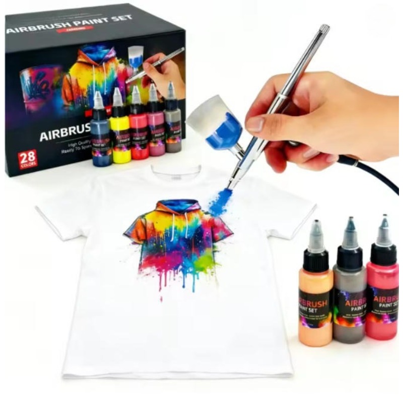 Miniature Painting Set - 12/28 Color Water Based Airbrush Acrylic