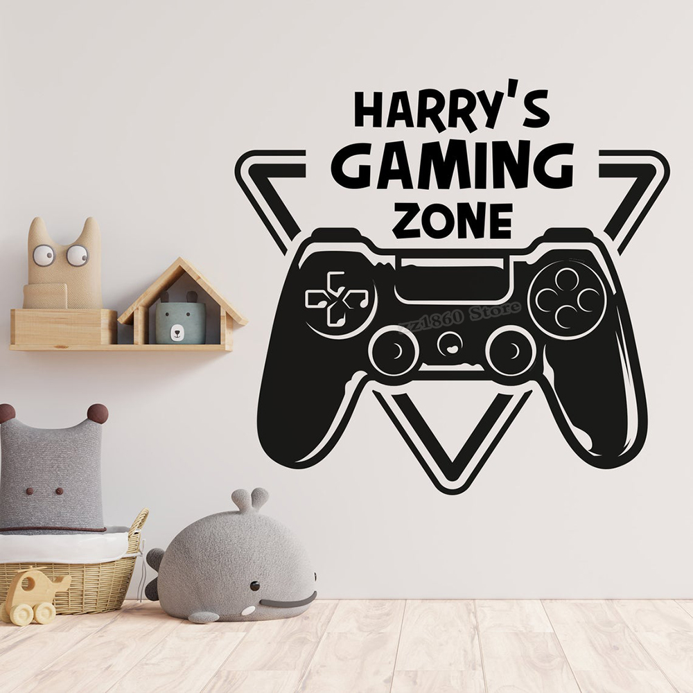 Board Game Movie - Custom Name Gaming Zone Wall Decal