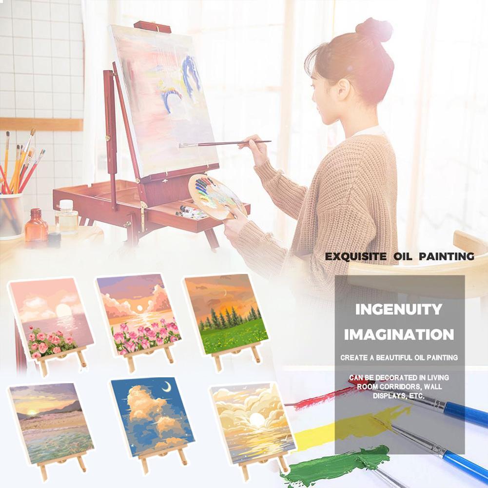 Miniature Painting Set - DIY Paint by Numbers Kit for