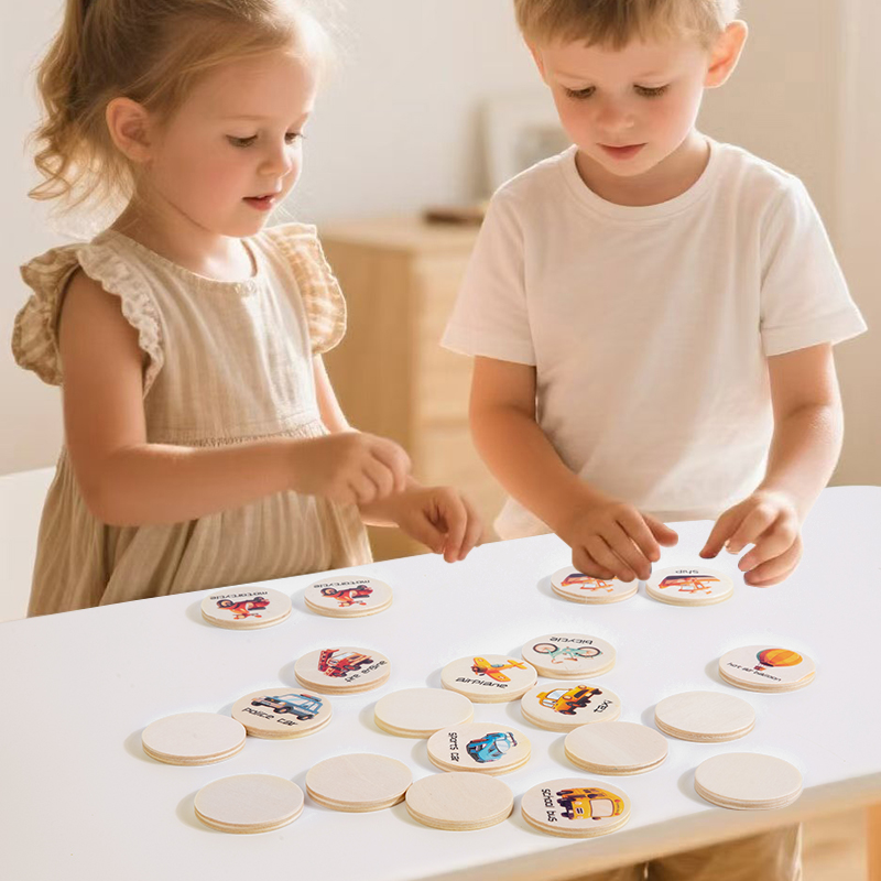 Wooden Memory Match Stick Ches - Board Game Oath recension och pris
