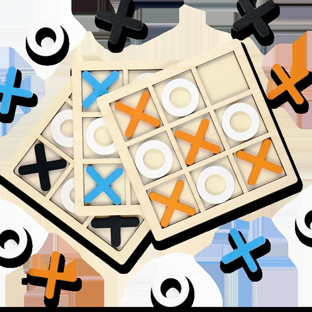 Wooden XO Tic Tac Toe Game Min - Board Game Idea recension och pris