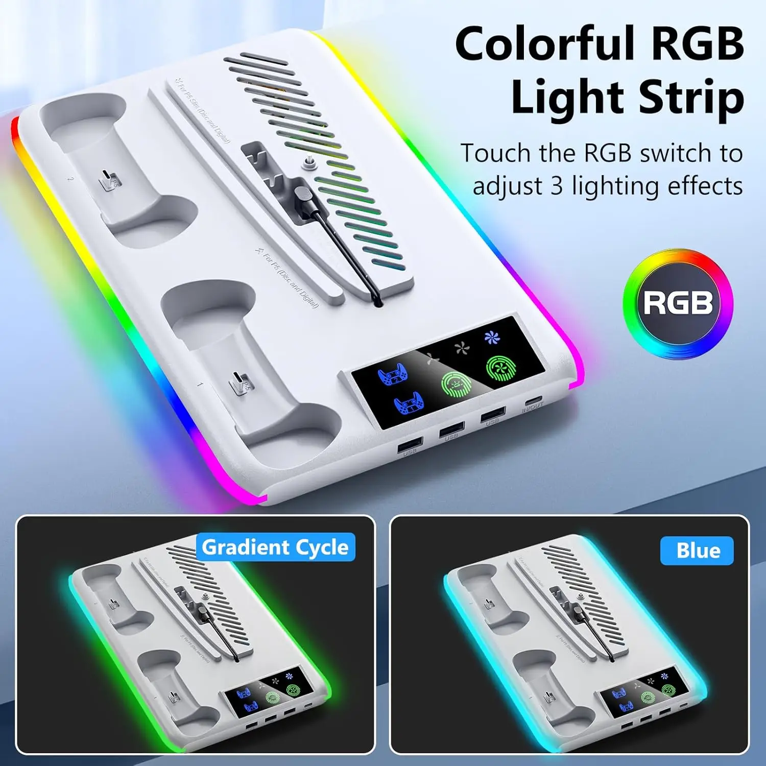 Cooler Fan For Sony PS5 Consol - Board Game For 5 Players recension och pris
