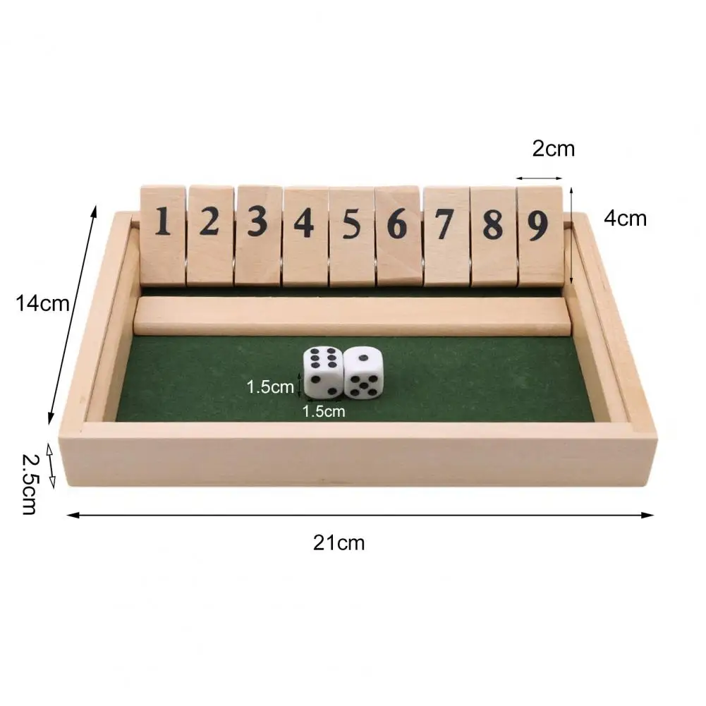 2-4 Player Wooden Math Flaps & - Board Game Instruction recension och pris