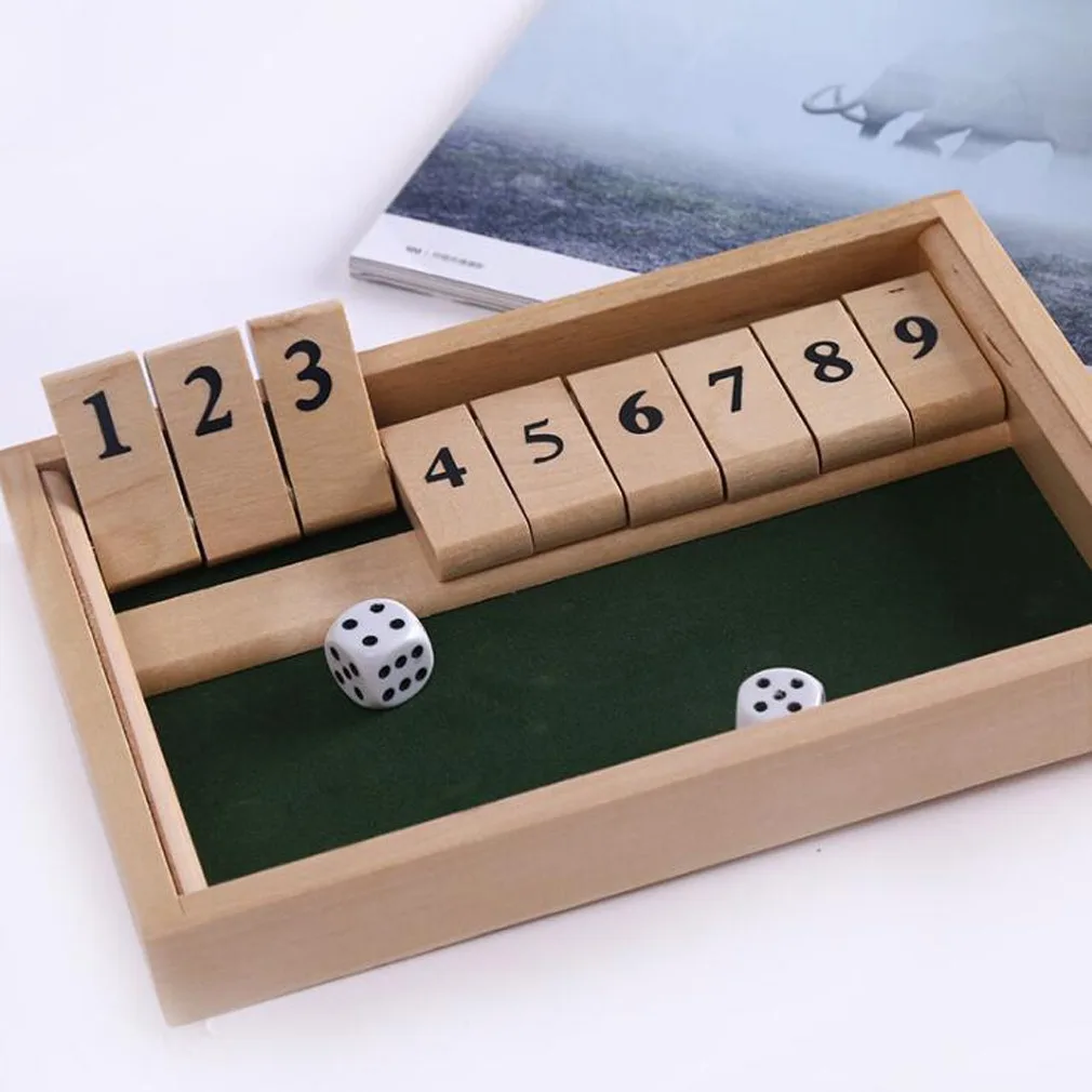 2-4 Player Wooden Math Flaps & - Board Game Instruction recension och pris