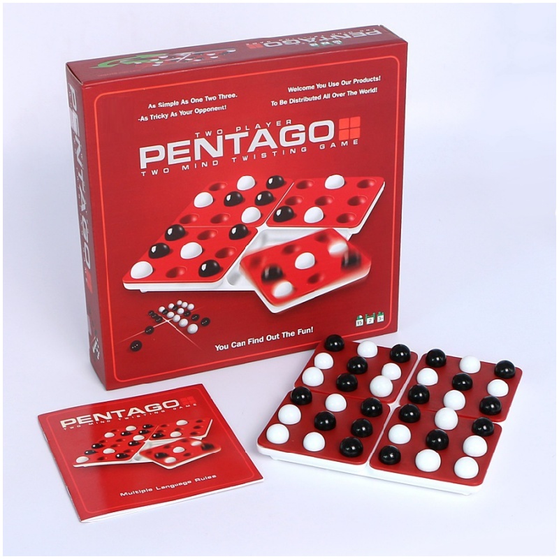 Black & White Rotating Gomoku  - Board Game For 5 Players recension och pris