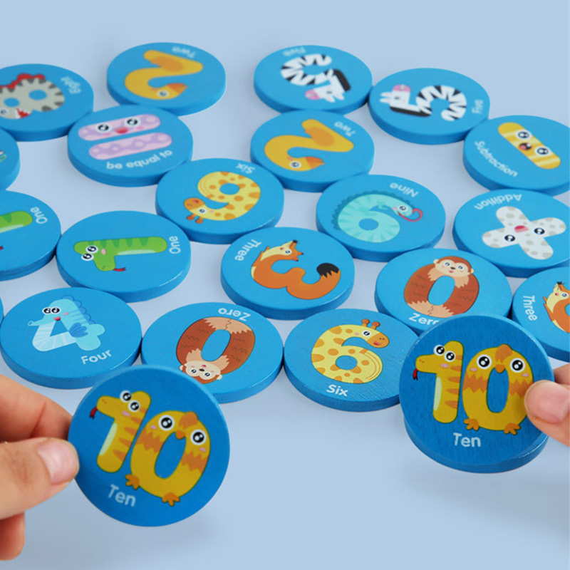 Kids Educational Wooden Memory - Board Game Oath recension och pris