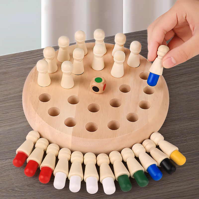 Wooden Memory Matchstick Chess - Board Game Oath recension och pris