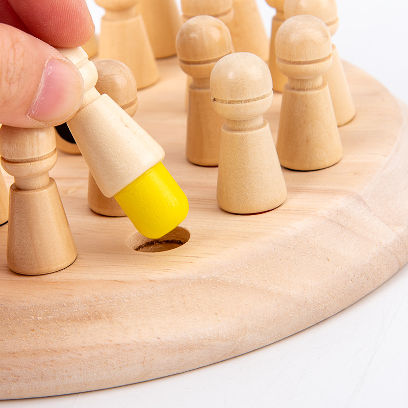 Wooden Memory Matchstick Chess - Board Game Oath recension och pris