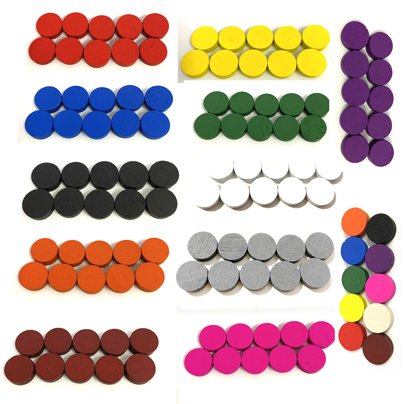 50pieces 15*5MM 11 Colors Wood - Board Game Quoridor recension och pris