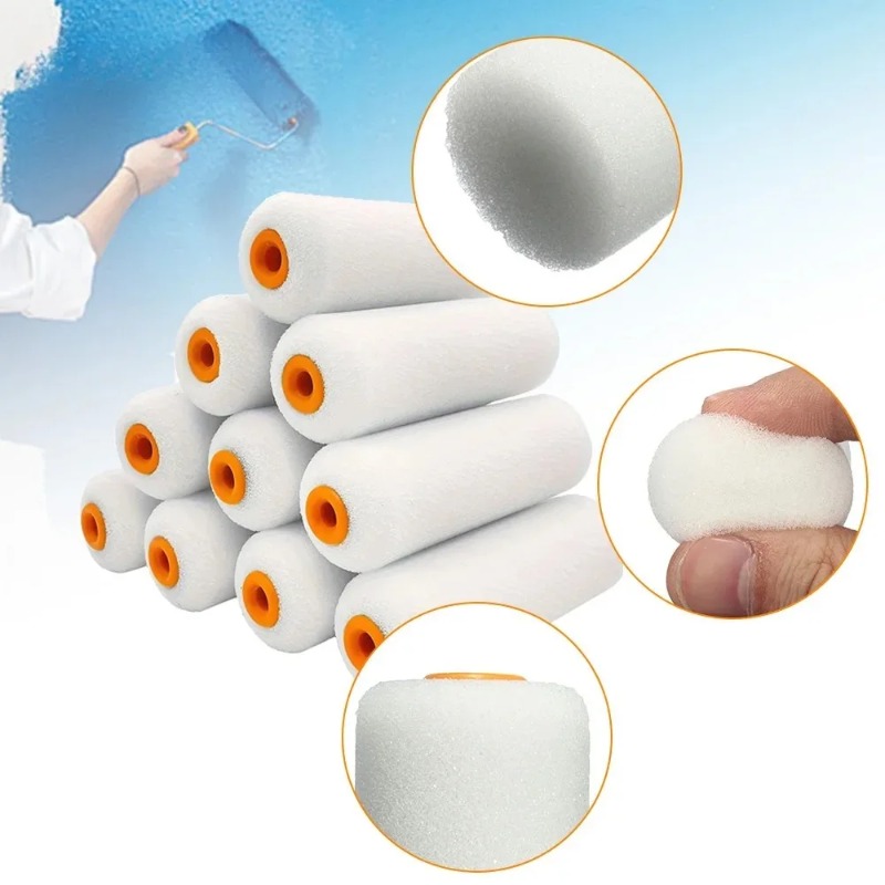 10PCS 100mm Mini White Durable - Miniature Painting Set recension och pris