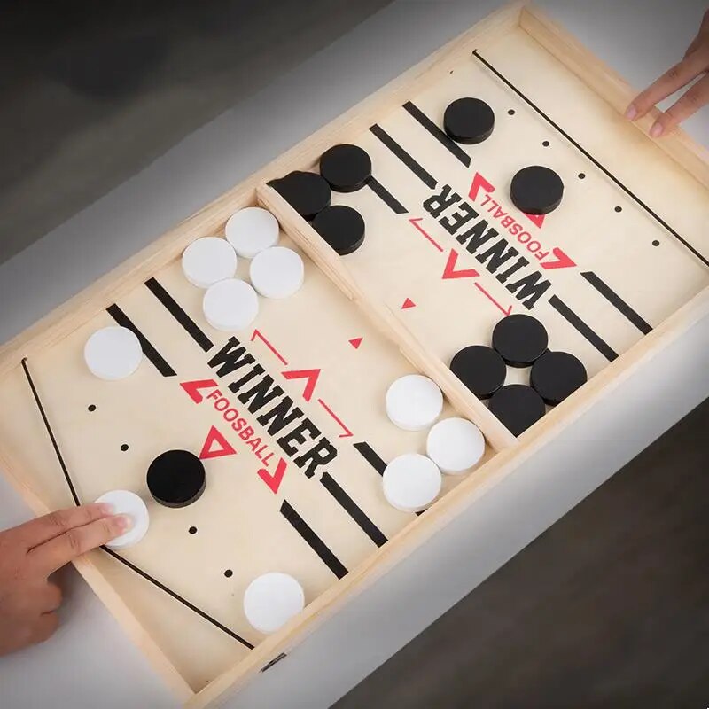 Table Hockey Paced Sling Puck  - Board Game Quoridor recension och pris