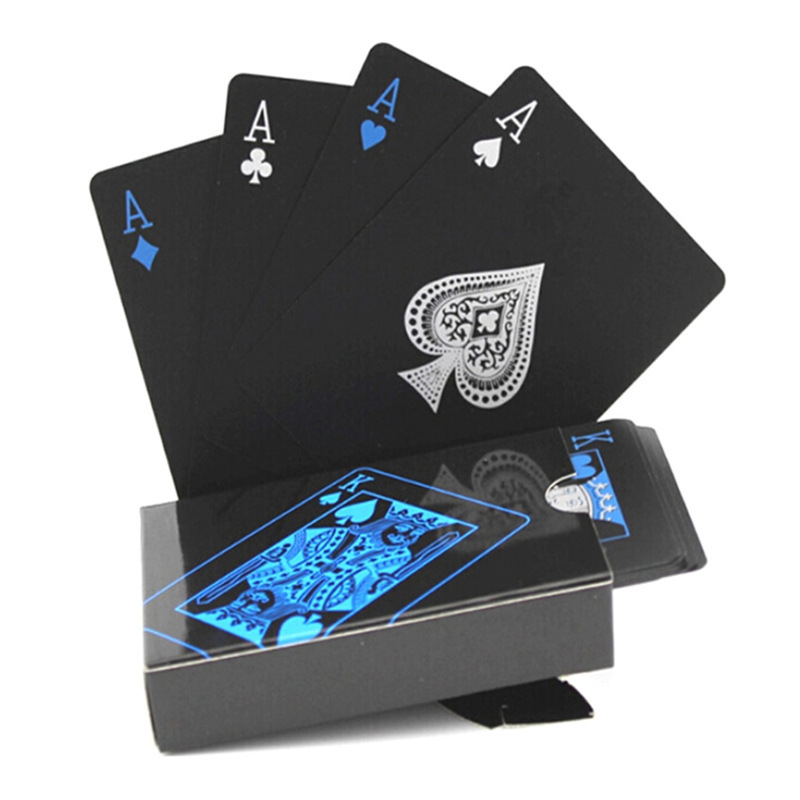 Black Plastic Playing Cards Bl - Board Game Viral recension och pris