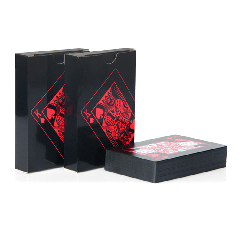 Black Plastic Playing Cards Bl - Board Game Viral recension och pris