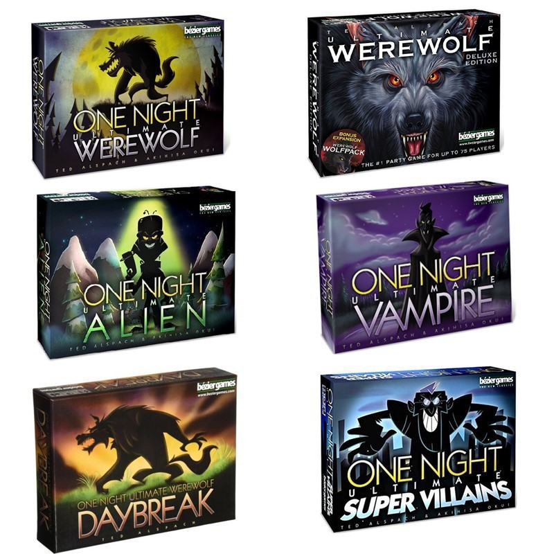 Party Game One Night Ultimate  - Board Game Villainous recension och pris