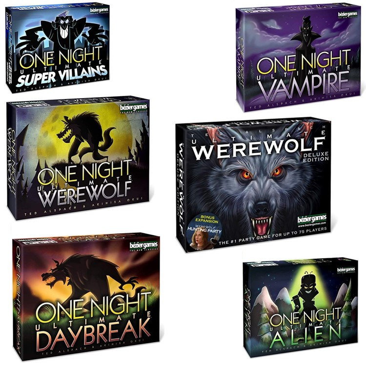 Party Game One Night Ultimate  - Board Game Villainous recension och pris