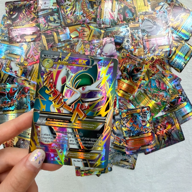 60pcs Mega Pokemon EX Trading  - Board Game Monster recension och pris
