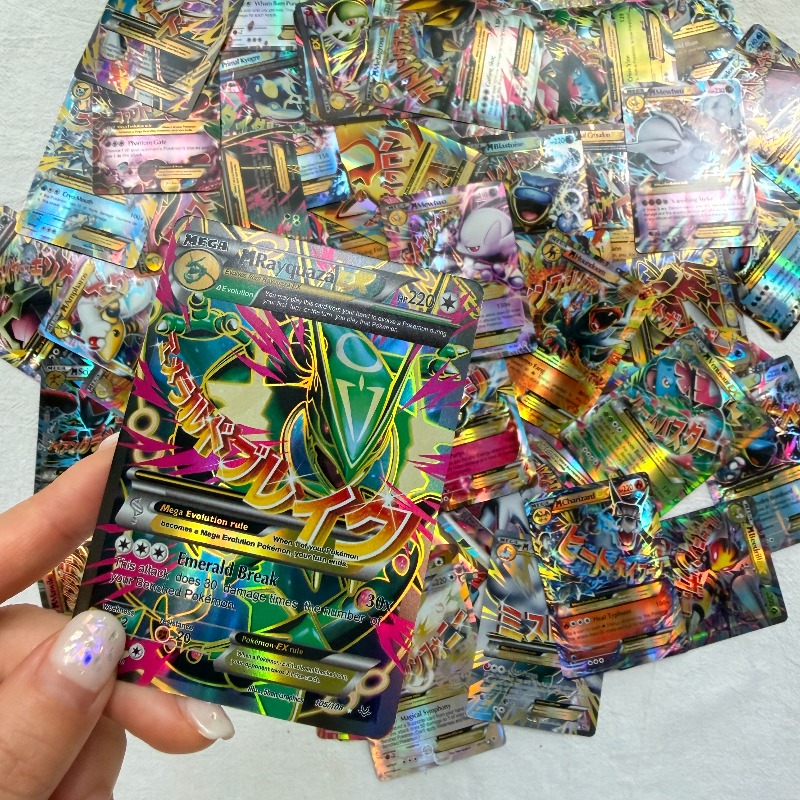 60pcs Mega Pokemon EX Trading  - Board Game Monster recension och pris