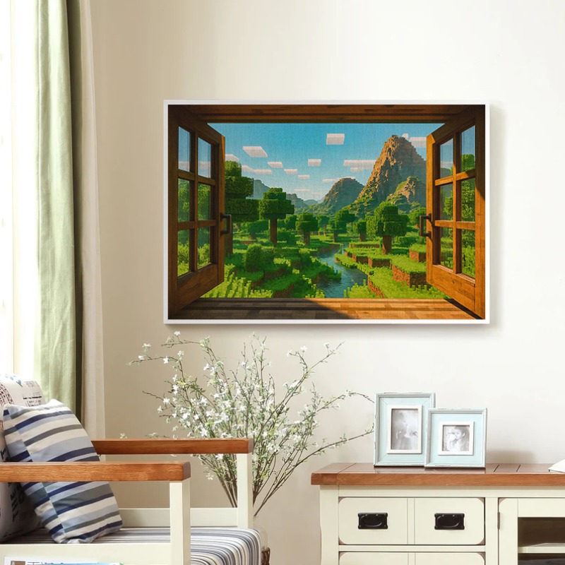 1pc frameless Canvas Painting  - Board Game Movie recension och pris