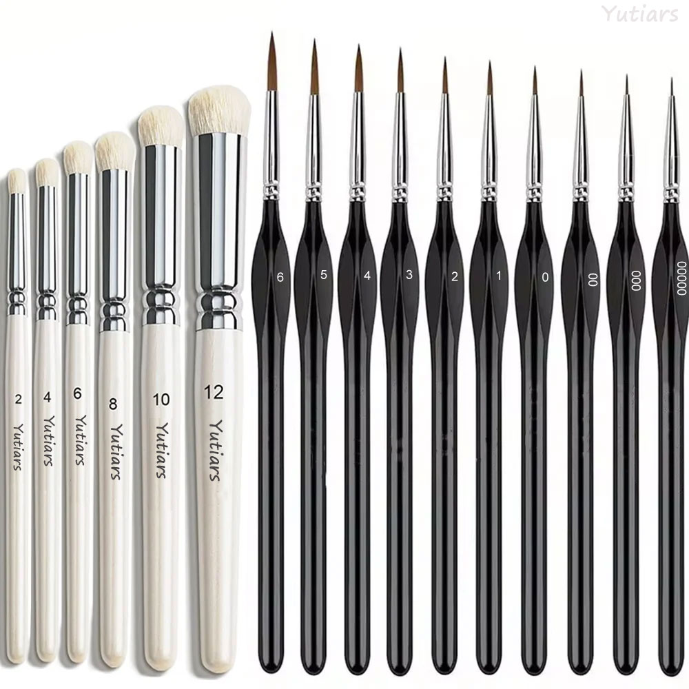 Miniature Paint Brushes Drybru - Miniature Painting Set recension och pris