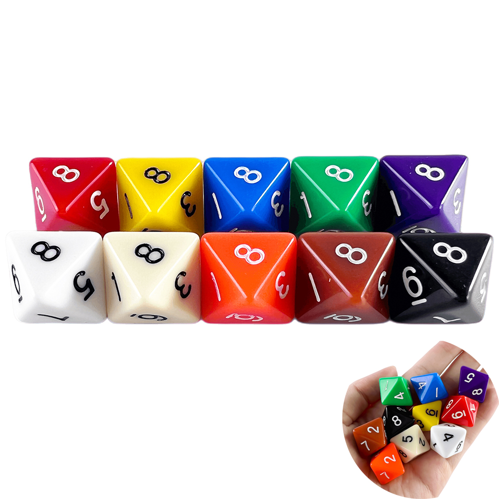 D8 Polyhedral Dice 15.5mm TRPG - Board Game Viral recension och pris