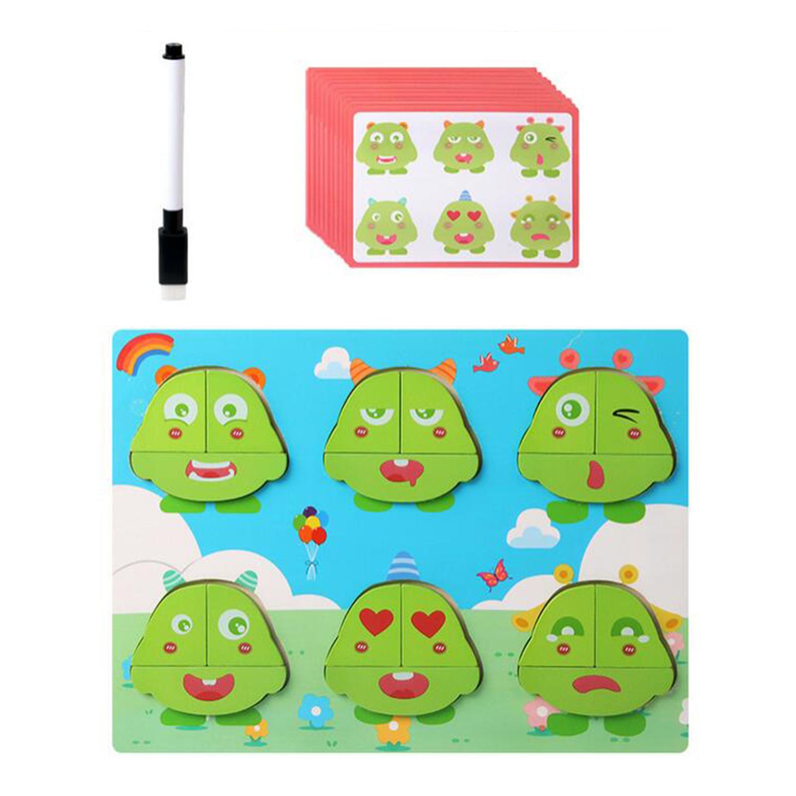 2 in 1 Wooden Toy Montessori T - Board Game Monster recension och pris