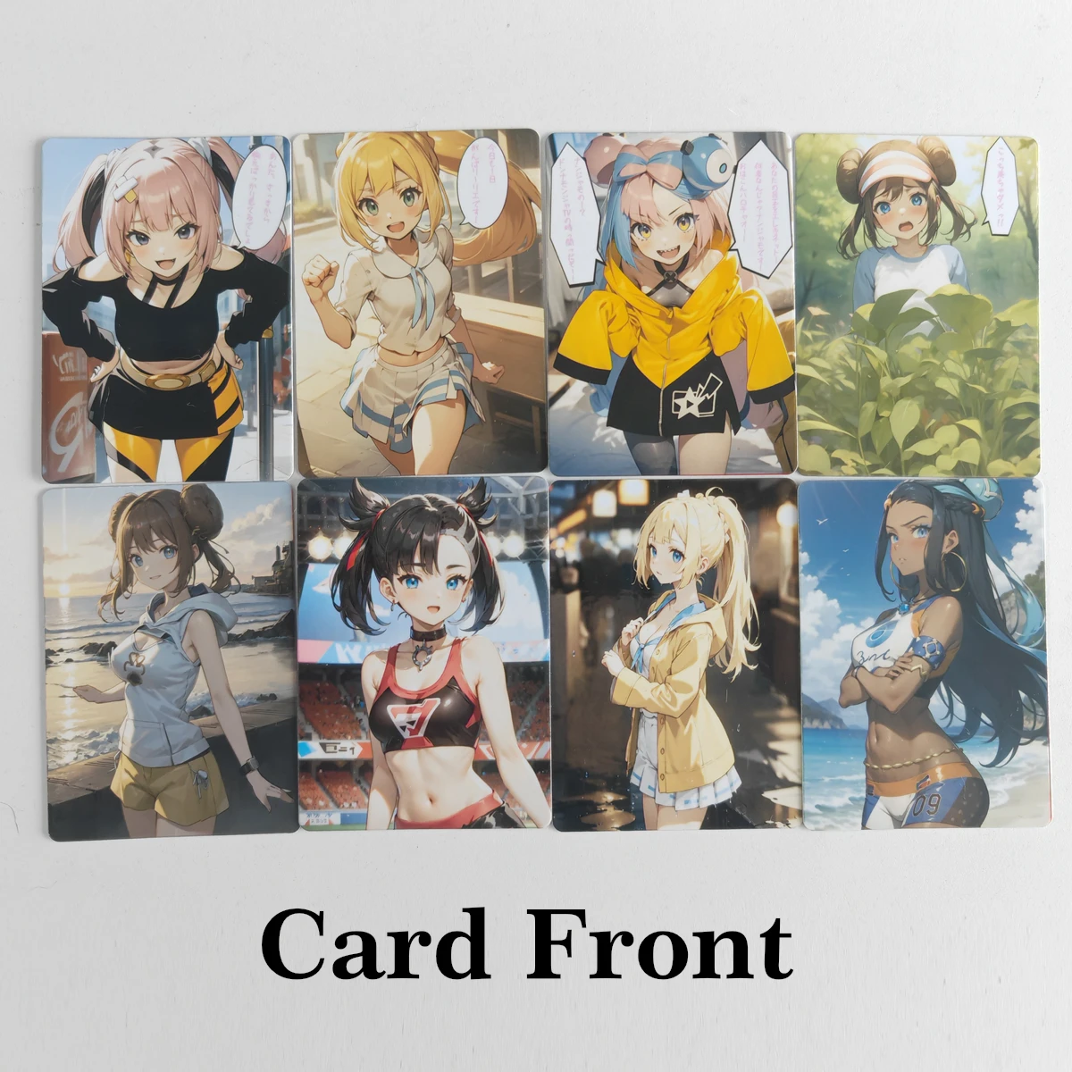 8Pcs/set Sexy Trainer Card Poc - Board Game Monster recension och pris