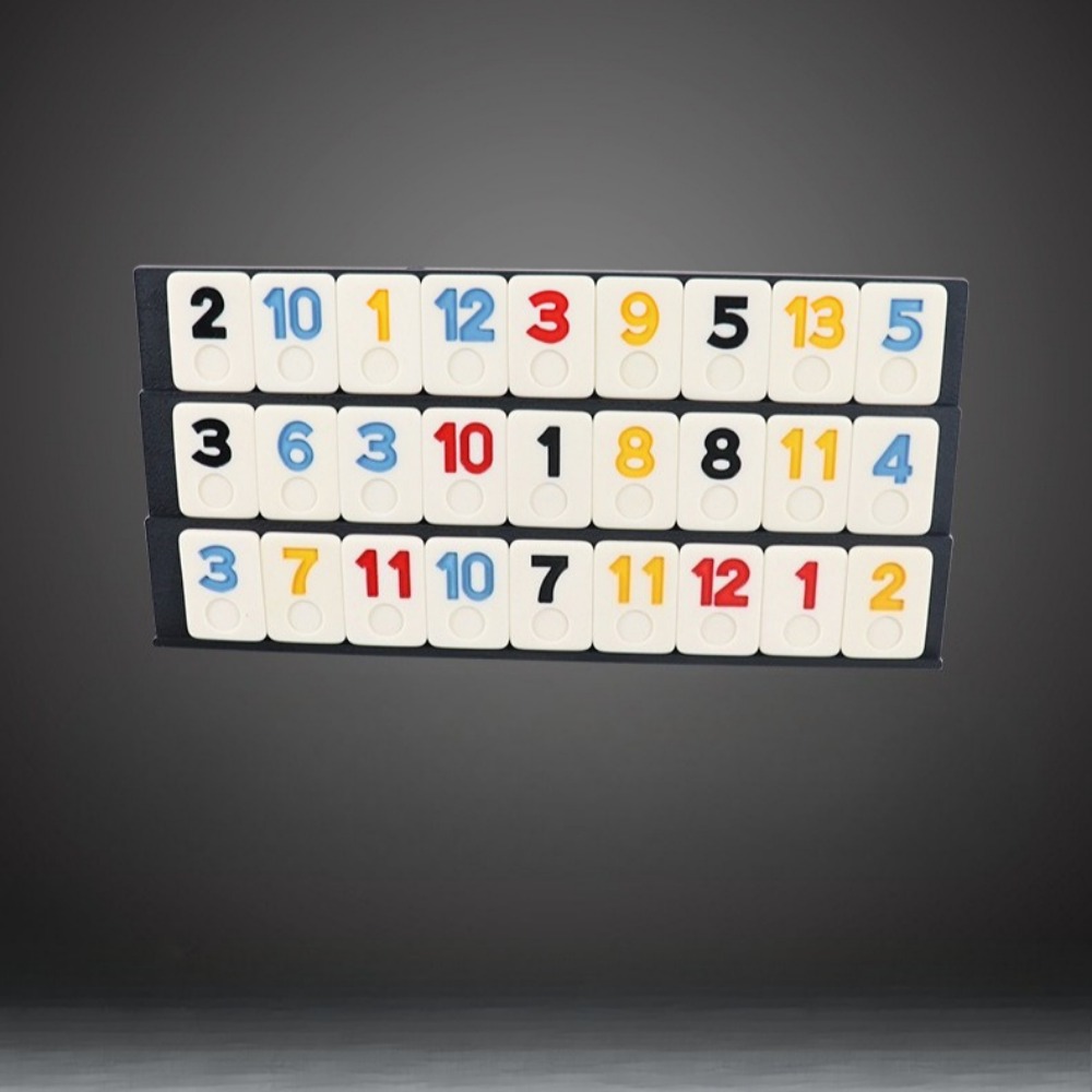 106 Tiles Digital Rummy with 4 - Board Game Instruction recension och pris