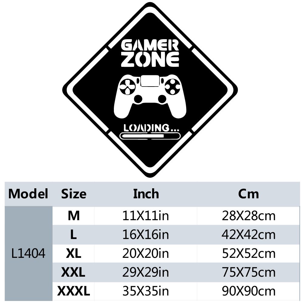 1pc Gamer Zone Door Decal Wall - Board Game Movie recension och pris