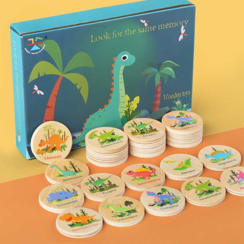 Memory Game Dinosaur Matching  - Board Game Idea recension och pris