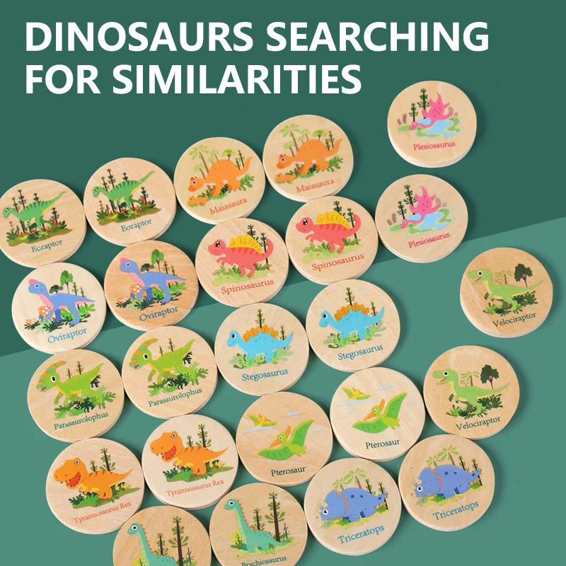 Memory Game Dinosaur Matching  - Board Game Idea recension och pris