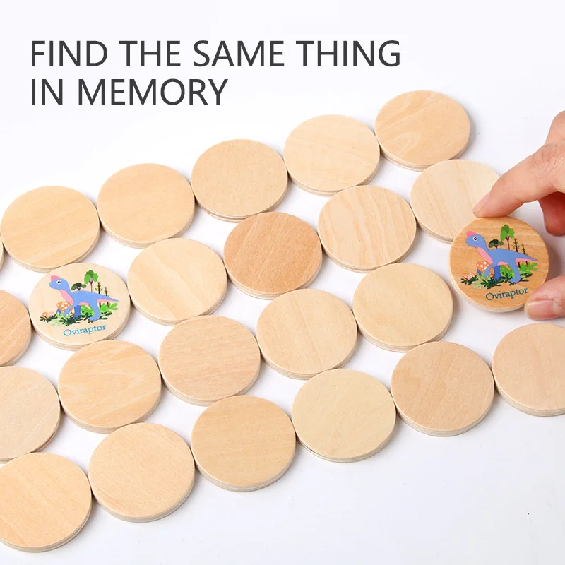 Memory Game Dinosaur Matching  - Board Game Idea recension och pris
