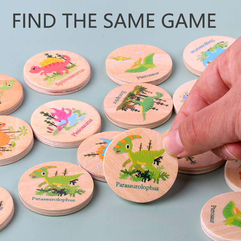 Memory Game Dinosaur Matching  - Board Game Idea recension och pris