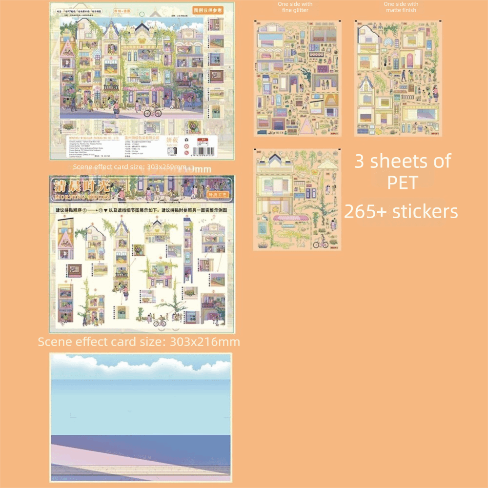 DIY Oil Painting Street Scene  - Miniature Painting Set recension och pris