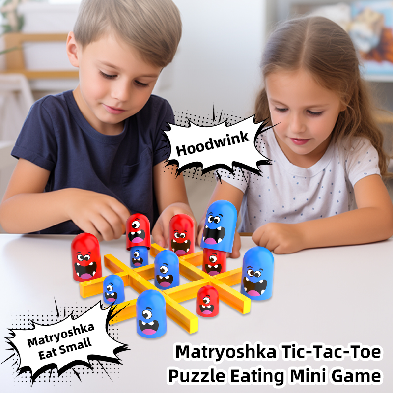 Tic-Tac-Toe Eat-and-Be-Sized S - Board Game Idea recension och pris