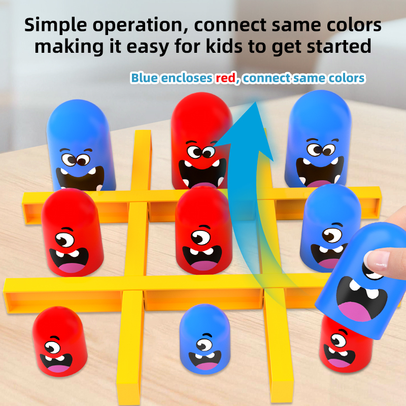Tic-Tac-Toe Eat-and-Be-Sized S - Board Game Idea recension och pris