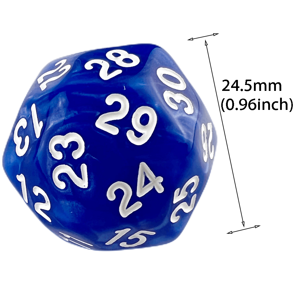 D30 Digital Marble Effect Dice - Board Game Viral recension och pris